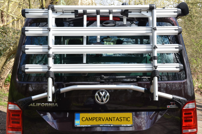 VW T6.1 T6 4 Bike Rack Tailgate Genuine Volkswagen Transporter Caravelle California 7E0 071 104